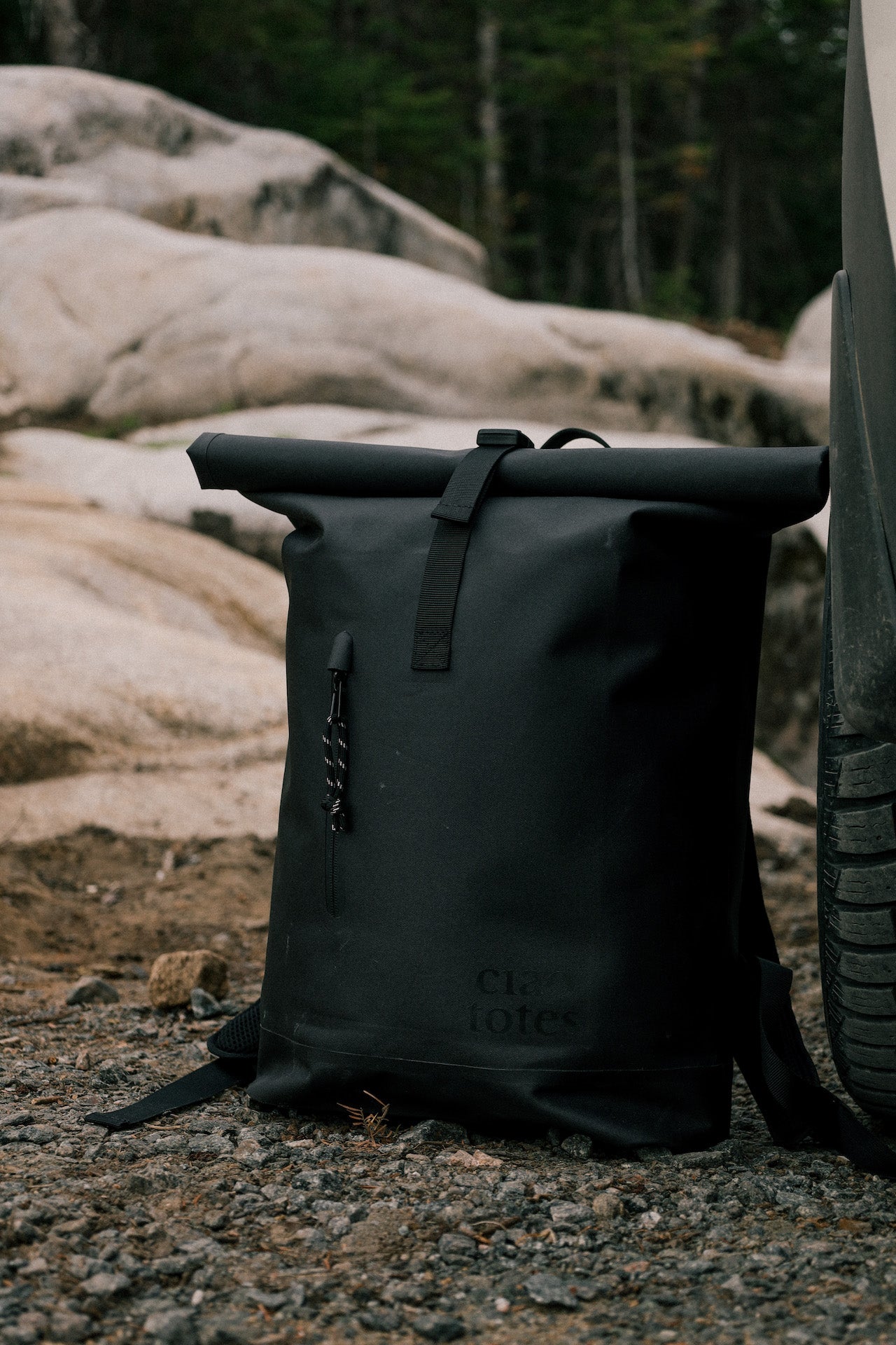 dry black
