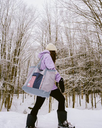 pink tech tote
