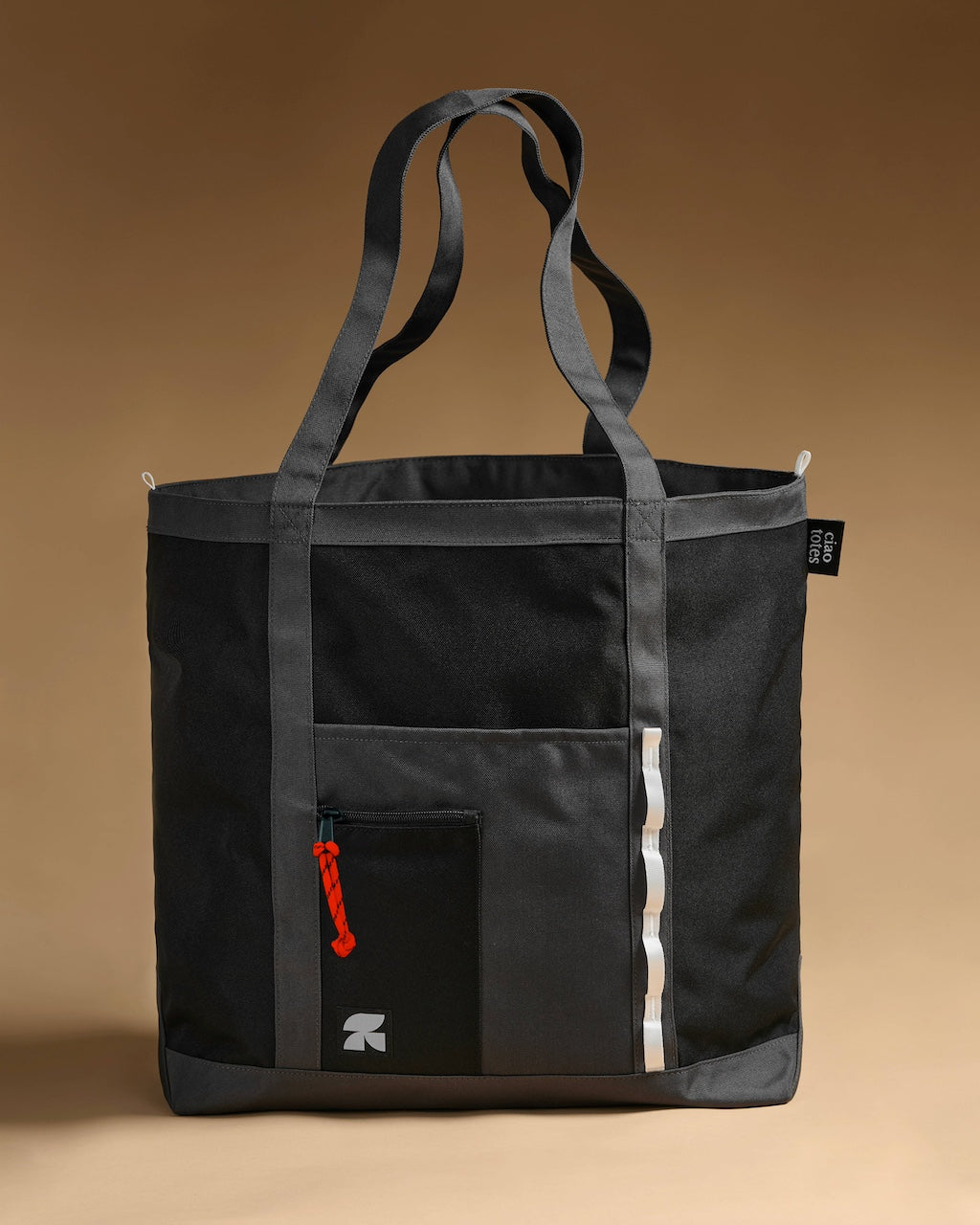 tech tote noir — sac de sport 41 l ciao totes