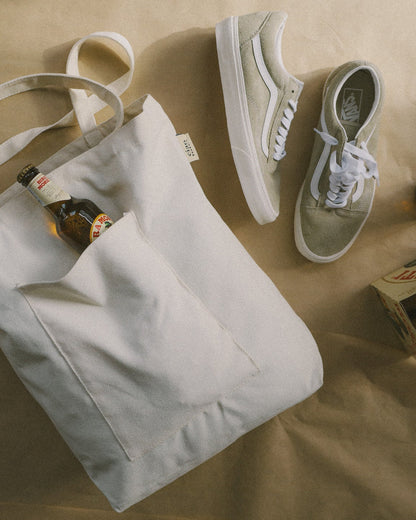 beige tote
