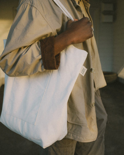 beige tote