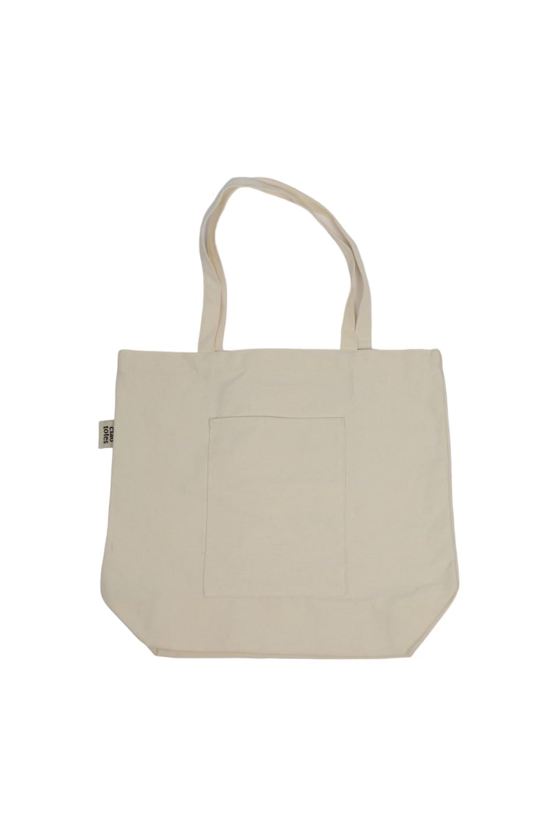 beige tote